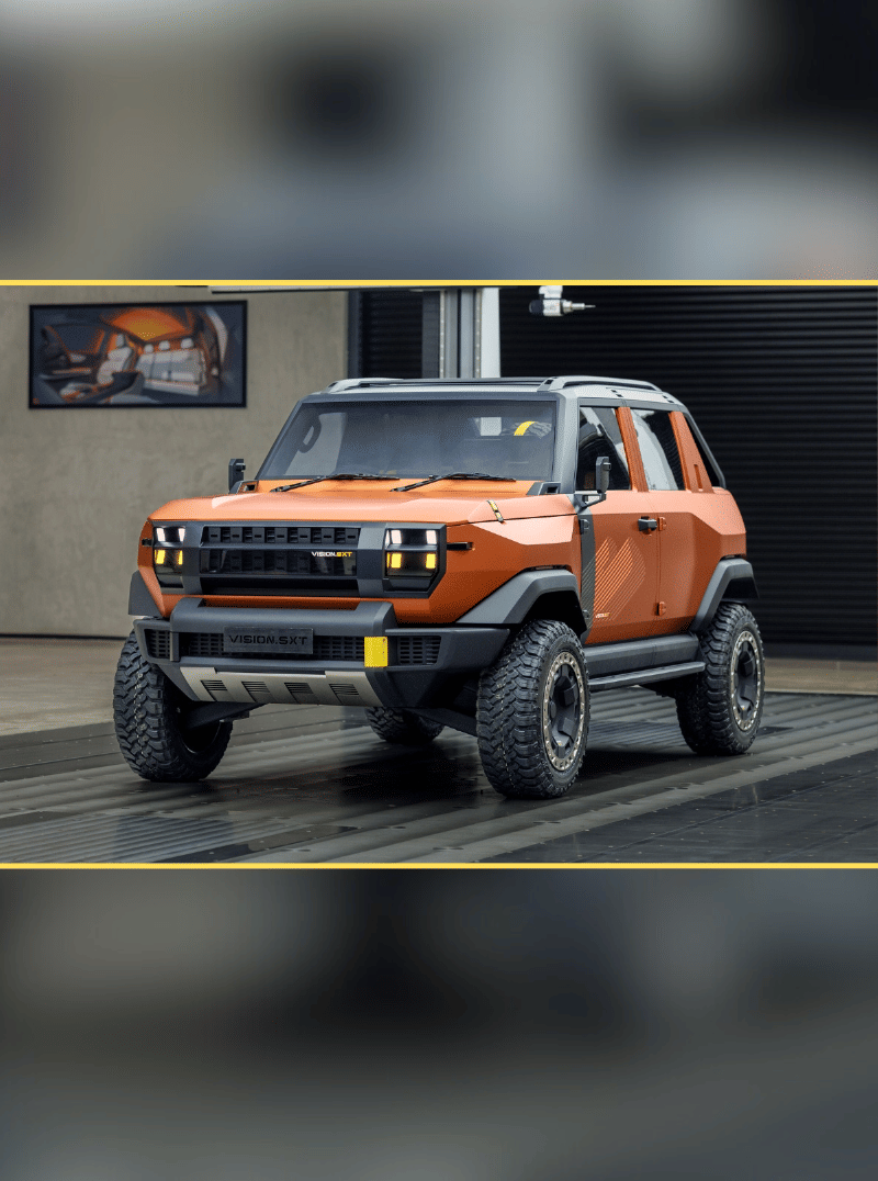 Mahindra Vision SXT concept exterior front